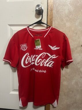 Coca-Cola Red Short Sleeve Logo Jersey